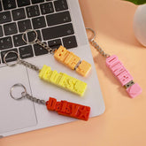 Personalized 3D Print Name USB Keychain 16GB/32GB/64GB - BBD GIFTS